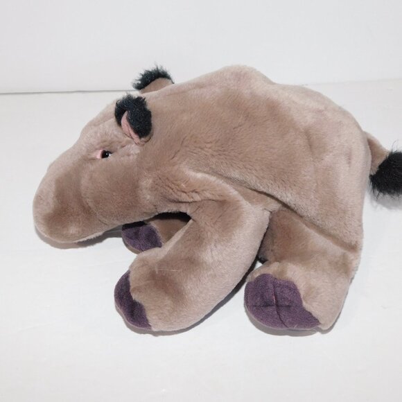 VTG 2003 Telus Spokes Critters large 12" Plush Floppy House Hippo Cuddlekins - Picture 4 of 6